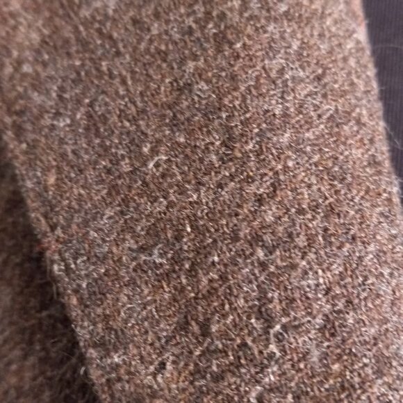 J Jill 20W Blazer Jacket Lined Snap Closure Wool Blend Oversized Brown Heather - Picture 8 of 12